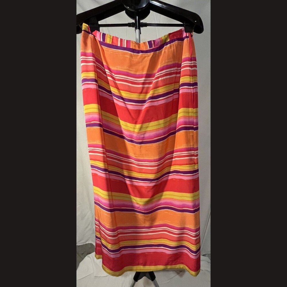 Pink Skirt Size 16‎ Striped